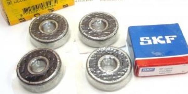 Zündapp Radlagersatz Typ 448 , 446 , 540 , 460 - 4x 6201 2RSH Lager ORIGINAL SKF